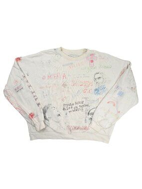 Paly Hollywood Good Times Are Over 2.0 Crewneck in Vintage White